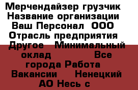 Мерчендайзер-грузчик › Название организации ­ Ваш Персонал, ООО › Отрасль предприятия ­ Другое › Минимальный оклад ­ 40 000 - Все города Работа » Вакансии   . Ненецкий АО,Несь с.